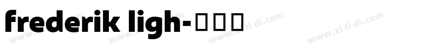 frederik ligh字体转换